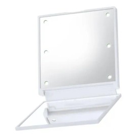 Espejo De Maquillaje Portátil Plegable Con 2 Miniled, 6