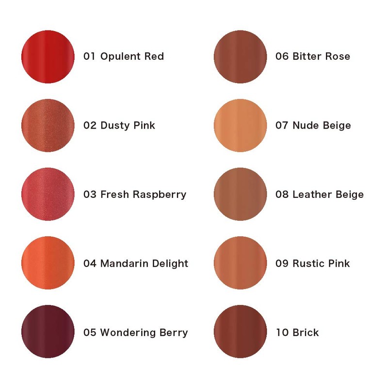 Lunasol Seamless Matte Lipstick 01 Lipstick 01 Opure Red, 0.1