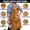 Woodworking Apron for Men, Shop Apron 20 oz Canvas Work