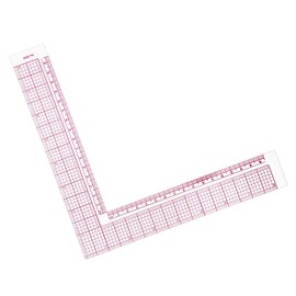 L-Shaped Square Ruler, Sewing Ruler, Curb Scale, French Curve Sewing, L-Shaped Ruler, Sewing Ruler, For Dressing, Crafts, Sewing