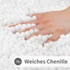 Yimobra Chenille Non-Slip Bath Mat, Soft Bath Mat, Machine Washable,