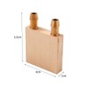 Ieron Pure Copper Water Cooling Block, CPU Graphics Radiator Heatsink,
