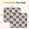 LOOBANI Washable Pee Pads for Dogs: 2 Pack 36"x41" Washable