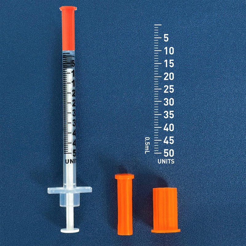 U-100 0.5cc/mL Syringes with 31G 5/16 inch (8mm) Needles Scientific