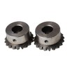 2Pcs Bevel Gear Tapered Bevel Pinion Gear Bevel Gears 2