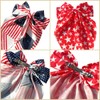 4th of July Hair Clips for Women 2PCS Red White