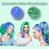 Green-29 Hair Color Wax Washable Temporary Hair Dye for Cosplay