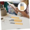 KONTONTY 4pcs Punch Tools for Pottery Clay Sculpture Lightweight Punchers