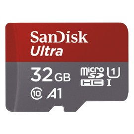 SanDisk Ultra 32GB microSDHC UHS-I Card with Adapter - 98MB/s U1 A1 - SDSQUAR-032G-GN6MA, 3 Pack(32GB)