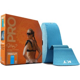 KT Tape, Pro Synthetic Kinesiology Athletic Tape, 125’ Uncut Roll, Laser Blue