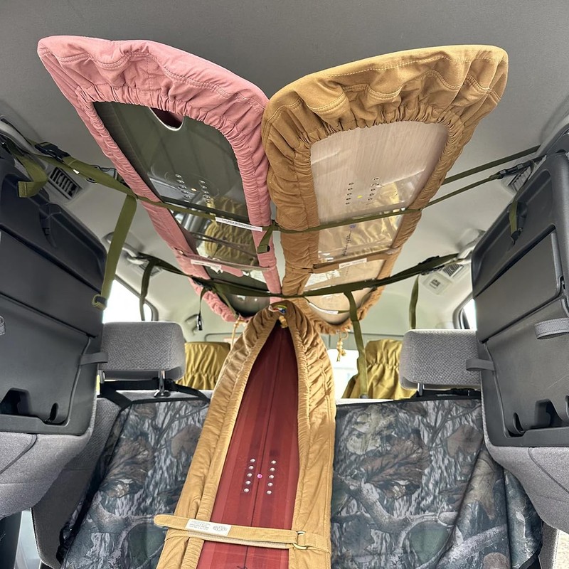 BEACHED DAYS Hanging Belt Cover, Beach Days, Car Surfboard Rack,