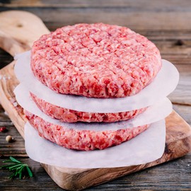 Burger Paper Round Parchment Paper 15 cm Non-Stick Paper for Patties Hamburger Cheeseburger Cakes Burger Presses Pack of 500