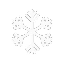 Snowflake Vinyl Decal Holiday Décor Merry Christmas XMas Tumbler Bottle Sticker
