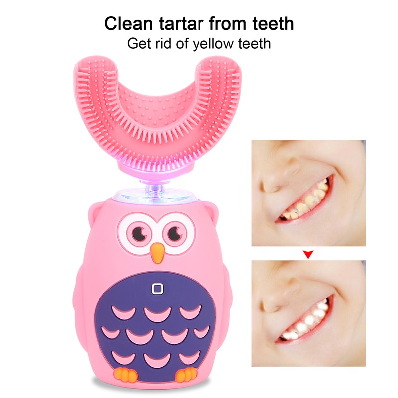 UShape Electric Toothbrush Teeth Whitening Oral Care Automatic Massage Toothbrush