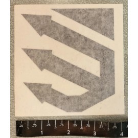 Blackhawk Tactical Black Logo Peel N' Stick Clothing Decal Sticker Shot Show