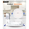Ensenior 24 Pack 6 Inch LED Recessed Ceiling Light, Dimmable,