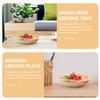ARTIBETTER Irregular Wooden Bowls, Creative Wood Bowl Salad Bowl Wooden