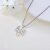 PROESS Fish Hook Necklace for Men 925 Sterling Silver Antler