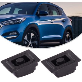 VOGOOPOI 2Pcs Black Car Exterior Door Handle Buckle Induction Button Fit for Hyundai Tucson 2015-2020 Car Accessory Buttons Exterior Door Handles (2)