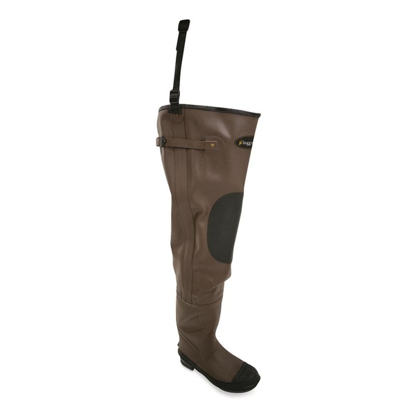 FROGG TOGGS Unisex-Youth Classic II Rubber BF Hip Wader, Brown,