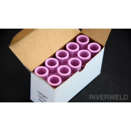 RIVERWELD TIG Alumina Nozzles Ceramic Cup 10N47 DB PTA SR WP 17 18 26 Welding Torch 10pk