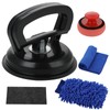 Large Suction Cup Car Cleaning Kit with Microfiber Glove, Nano