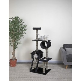 Go Pet Club Cat Tree Black Color