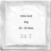 Citric Acid 40g (25L) Sachet - for Homebrew Wine &