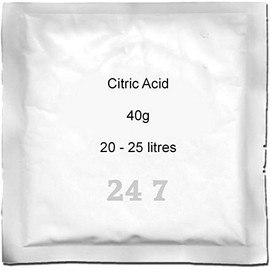 Citric Acid 40g (25L) Sachet - for Homebrew Wine & Cider Making