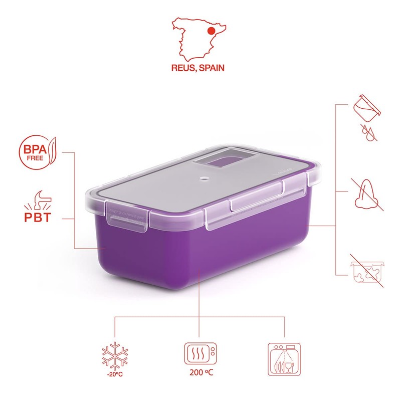 Valira Food Container 0.75 L berry