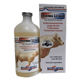 Invermex Gold 3.5% Para Ganado , Cerdos , Caballos 500ml