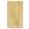 Pen Holder Hex Stainless Steel Gold Electroplating Durable Glossy Corrosion