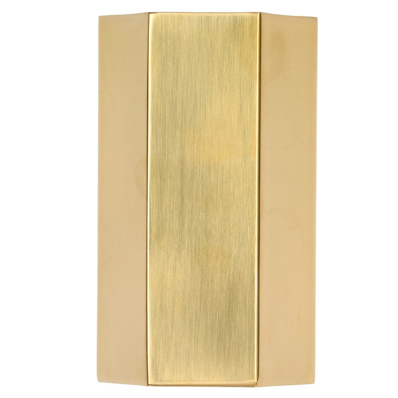 Pen Holder Hex Stainless Steel Gold Electroplating Durable Glossy Corrosion