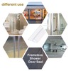 Westspark 2 Meters Bath Shower Screen Seal Strip, Soft Rubber