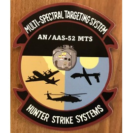 AN/AAS-52 MTS STICKER PREDATOR GREY EAGLE REAPER MH60 KING AIR P-3 C130 ISR FMV