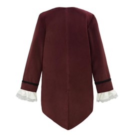 ReliBeauty Boys Benjamin Franklin Costume Kids with Wig,110