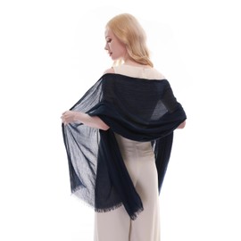 RIIQIICHY Scarves Scarves for Women Scarf Neckerchief Scarf Scarves Winter Spring Summer Pashmina Stole Shoulder Scarf, darkblue