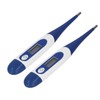 2Pcs Animal Thermometer Plastic Shell Accurate LCD Display Electronic Thermometer