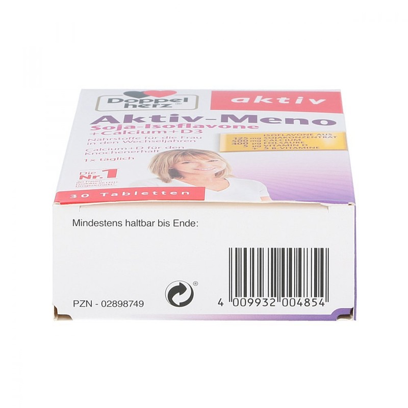 Doppelherz active Meno soy isoflavones + Calcium + D3, 30