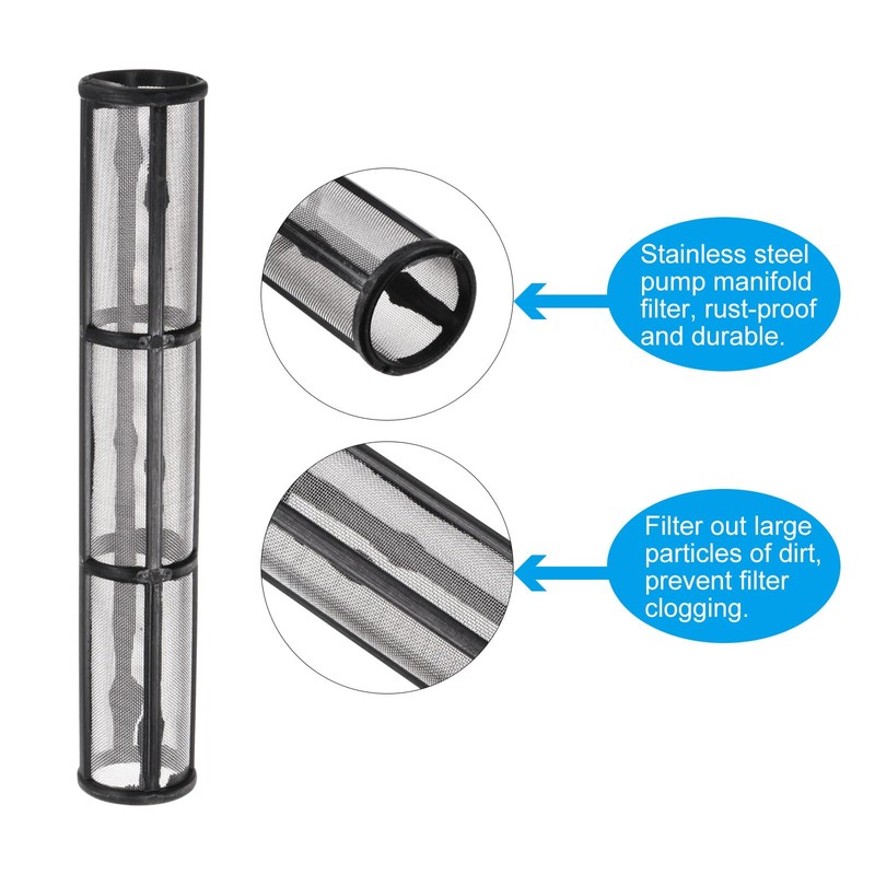 sourcing map 3 Pcs Airless Paint Sprayer Filter 180mm Length,