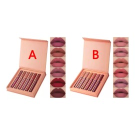 Set De Pintalabios Mate, Paquete De 6 Mascarillas Labiales G