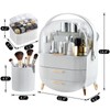 CANITORON Makeup Organizer,Skincare Organizer with 2 Drawers and Transparent Cover,Cosmetic