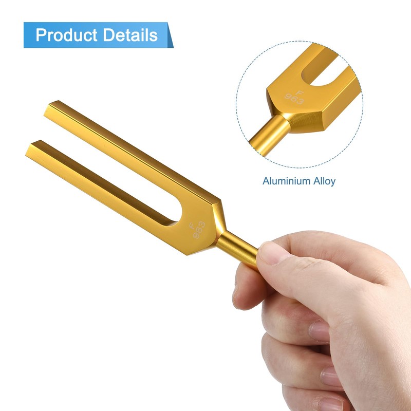 sourcing map Tuning Fork Set 9 Pcs Tuning Forks Aluminium