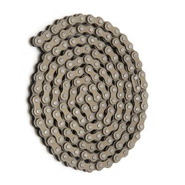 Sprocket Chain,Stainless Steel Chain 25H 158 Links Compatible with 47cc 49cc Pocket Bike Mini Quad ATV Scooter