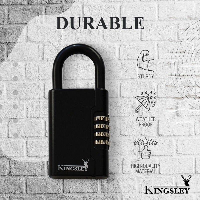 Kingsley NEW Kingsley Guard-a-Key Box Key Storage Lock- Lock Box