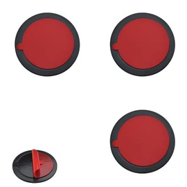 YIBOOM Suction Cup Base, Dashboard, Car Suction Cup, Strong Adhesion, Portable, Auxiliary Plate, Round, Set of 3, Car Holder Base (3.4 inches (86 mm)