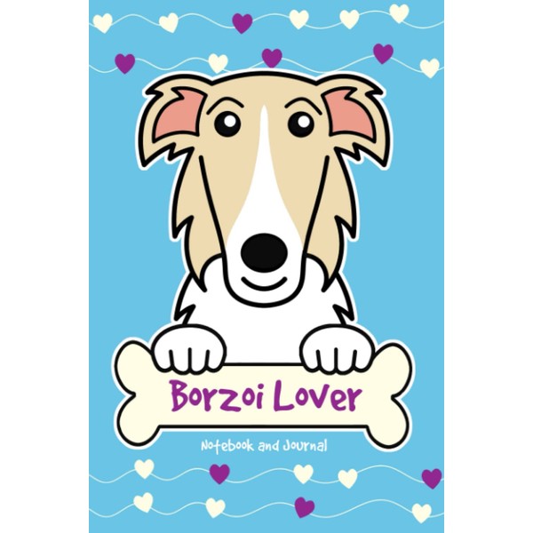 Borzoi Lover Notebook and Journal: 120-Page Lined Notebook for Writing