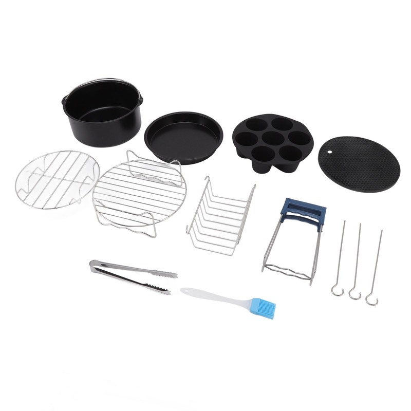 For Air Fryer Pans Set Heatproof Easy Cleaning Stainless Steel