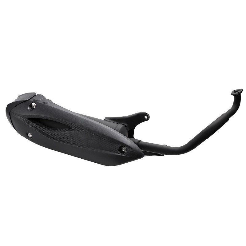 Mokuo Motorcycle Exhaust Assembly in Heavy Iron Material Compatible with