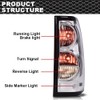 CNNELL Tail Lights Assembly Rear Lights Tail Lamp Compatible with